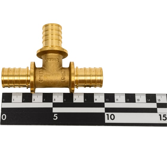 Аксиальный равнопроходной тройник 25, латунь, MVI, SF.440.06 4 179062637