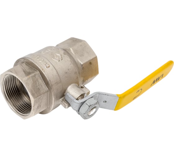 Шаровой кран газовый, полнопроходной 1 1/2" внутренняя-внутренняя, ручка рычаг, MVI, BV.811.08 3 BV.811.08