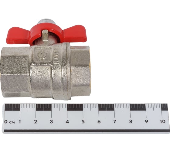 Шаровой кран бабочка ДУ20, 3/4" ВН/ВН, MVI, BV.513.05 3 182309909