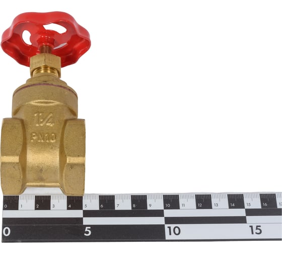 Клиновая задвижка латунная 1 1/4", MVI, BV.880.07 3 182309927