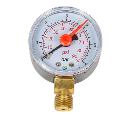 Радиальный манометр до 6 бар