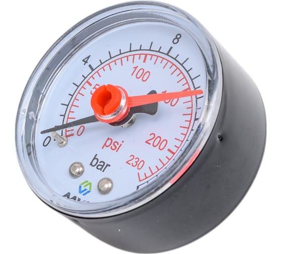 Аксиальный манометр до 16 бар, D50 мм, подключение G1/4, MVI, AM.5016.03 3 AM.5016.03