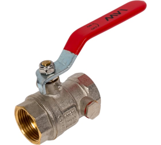 Шаровой кран с дренажем и воздухоотводчиком