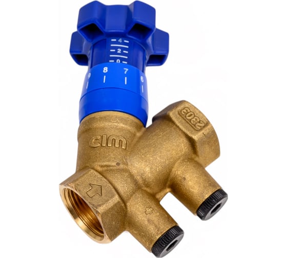 Балансировочный клапан с наклонным штоком 3/4