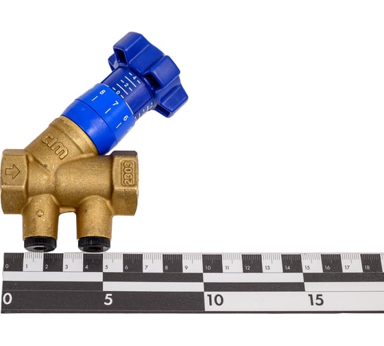 Балансировочный клапан с наклонным штоком 3/4, MVI, BL.220.05 3 192680808