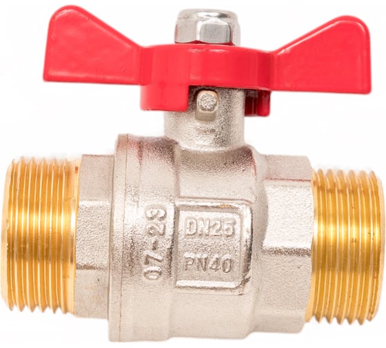 Шаровой кран полнопроходной 1" наружная-наружная