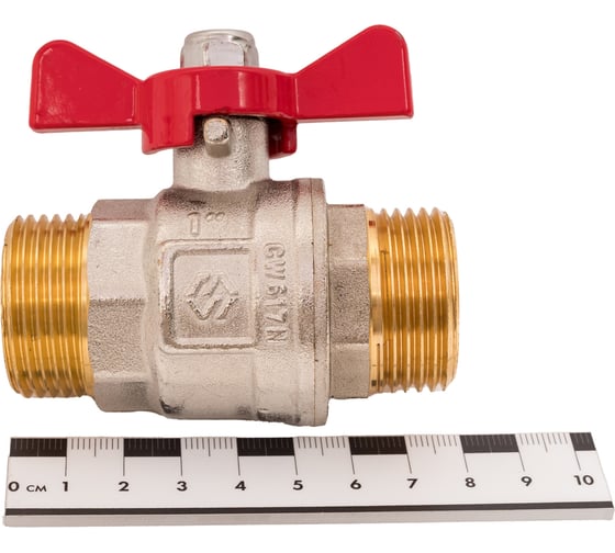 Шаровой кран полнопроходной 1" наружная-наружная, бабочка, MVI, BV.515.06 3 192684864