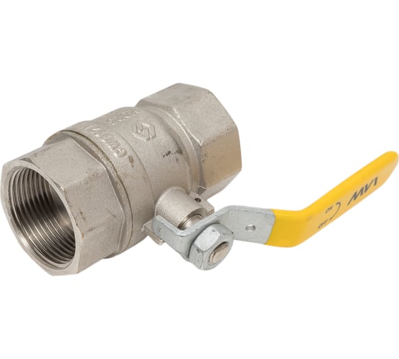 Шаровой кран газовый, полнопроходной 1 1/4" внутренняя-внутренняя, ручка рычаг, MVI, BV.811.07 3 BV.811.07