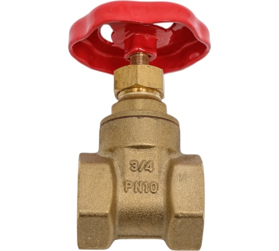 Клиновая задвижка латунная 3/4"