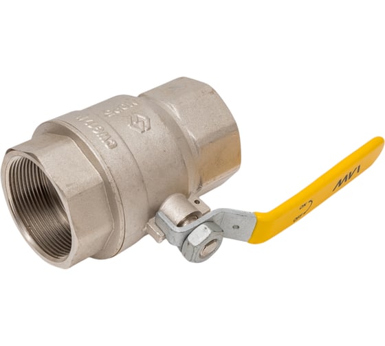 Шаровой кран газовый, полнопроходной 2" внутренняя-внутренняя, ручка рычаг, MVI, BV.811.09 3 BV.811.09