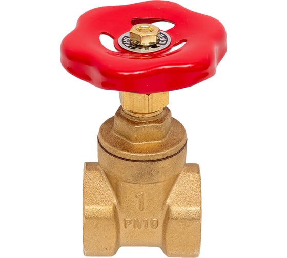 Клиновая задвижка латунная 1"