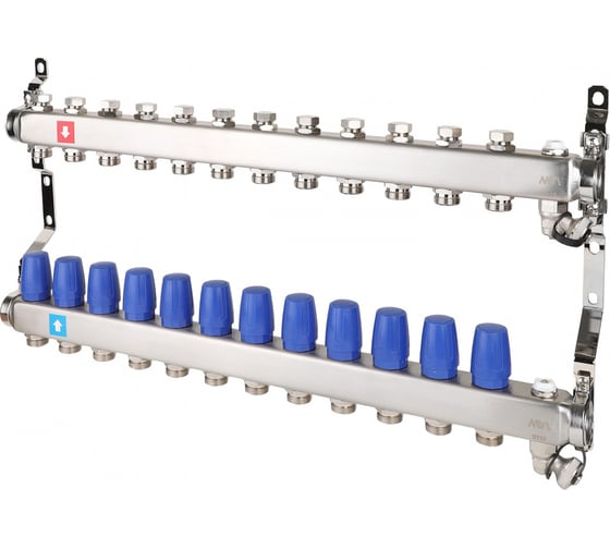 Коллектор из нержавеющей стали в сборе без расходомеров
