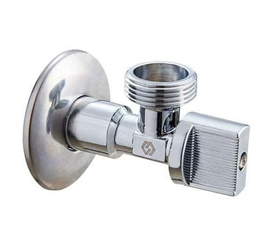 Кран для подключения сантехнических приборов 1/2"х3/4" наружная-наружная