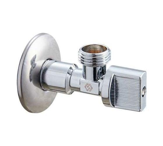 Кран для подключения сантехнических приборов 1/2"х1/2" наружная-наружная