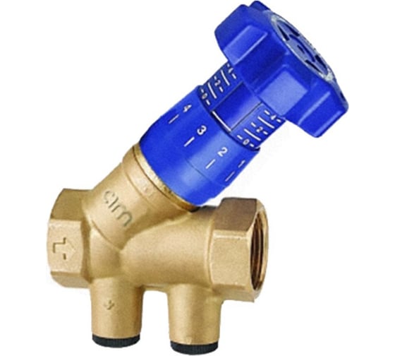 Балансировочный клапан с наклонным штоком ду15 (1/2")