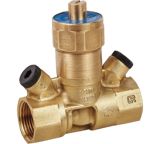 Балансировочный клапан термостатический для гвс pn25 1"