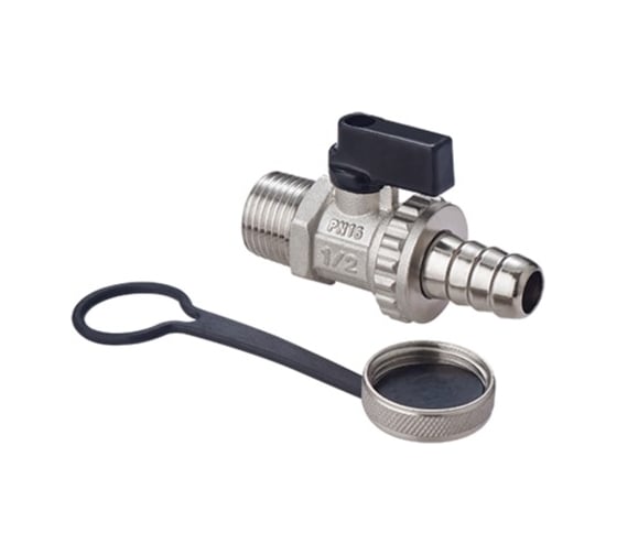 Шаровый латунный дренажный кран 1/2 (20 шт.в уп.)