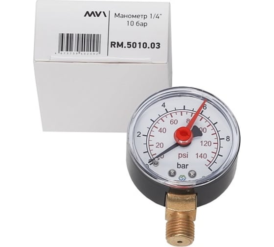Радиальный манометр до 10 бар
