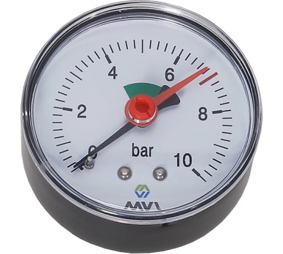 Аксиальный манометр до 10 бар