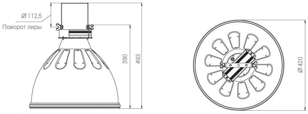 Craft PRO+ 100/14500 3K, Diora, DCPROplus100-3K 3 20190710 gabaritnyij chertezh diora craft 0x0 3fe 2