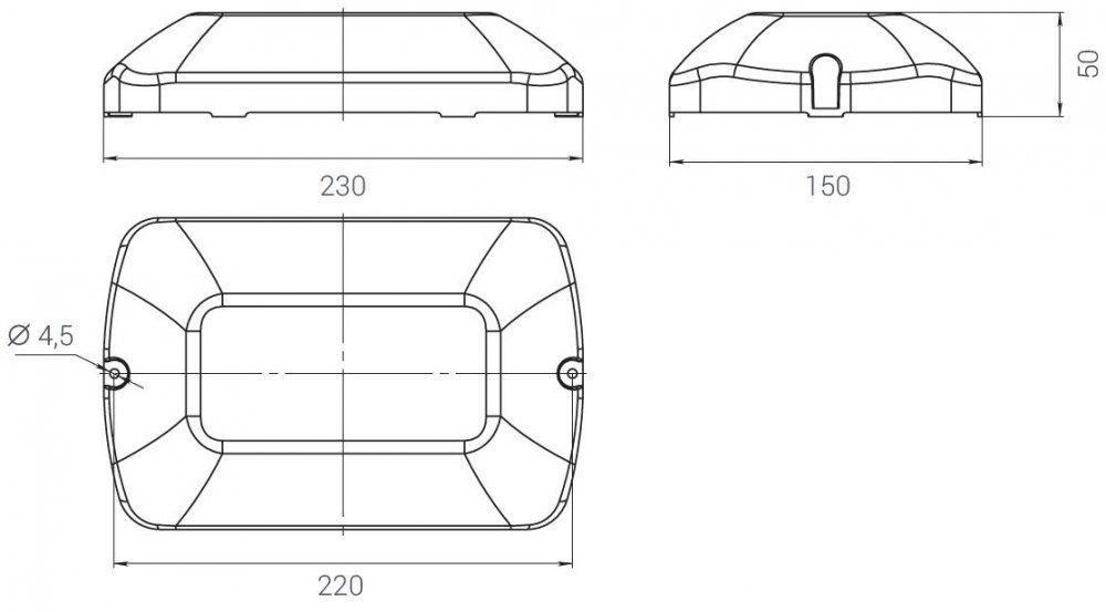 Луна GP 8/1000 4K, Diora, DL8-GP-4K 6 20190710 gabaritnyij chertezh diora luna 0x0 3fe 2