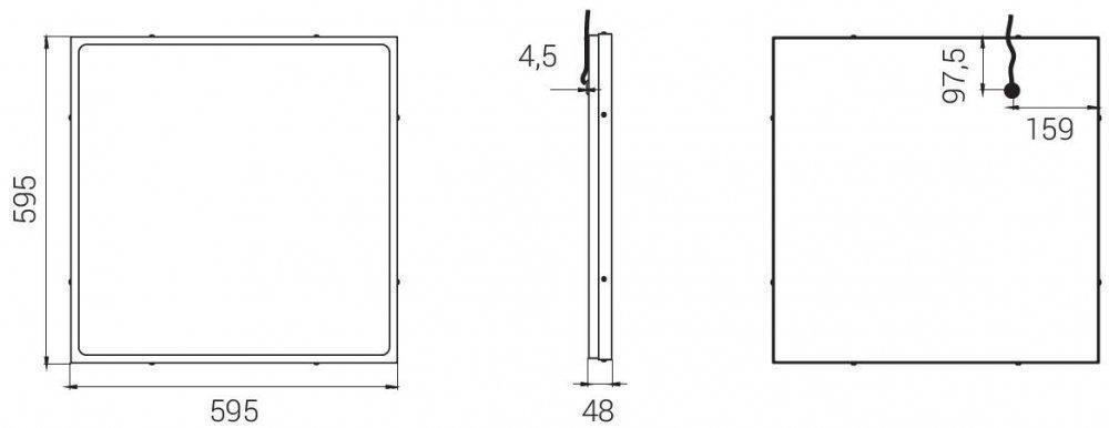 Office IP65 SE 20/2400 opal 3K, Diora, DOSE20IP65-O-3K-N 7 20190710 gabaritnyij chertezh diora office ip65 0x0 3fe 3