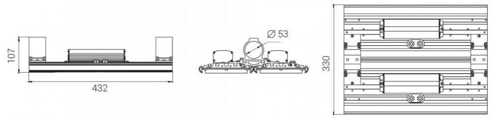 Unit2 Store 210/27000 4K консоль, Diora, DUS210-4K-C 8 20190712 gabaritnyij chertezh diora unit 2d120 0x0 3fe 1
