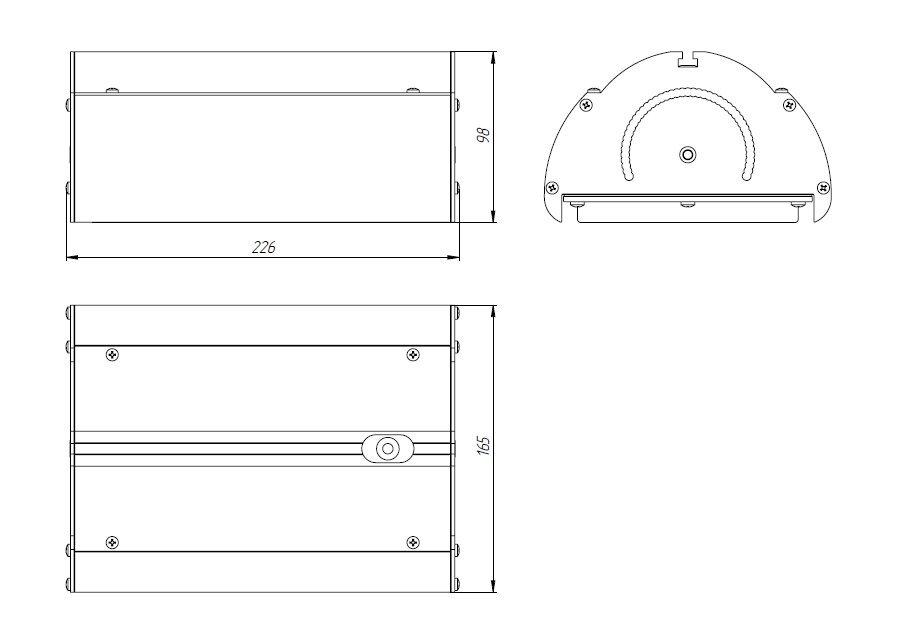 Angar TR120 20/3200 Д прозрачный 3К, Diora, DATR12020D-PZ-3K 14 20200131 chertezh angar d60 0x0 3fe 3