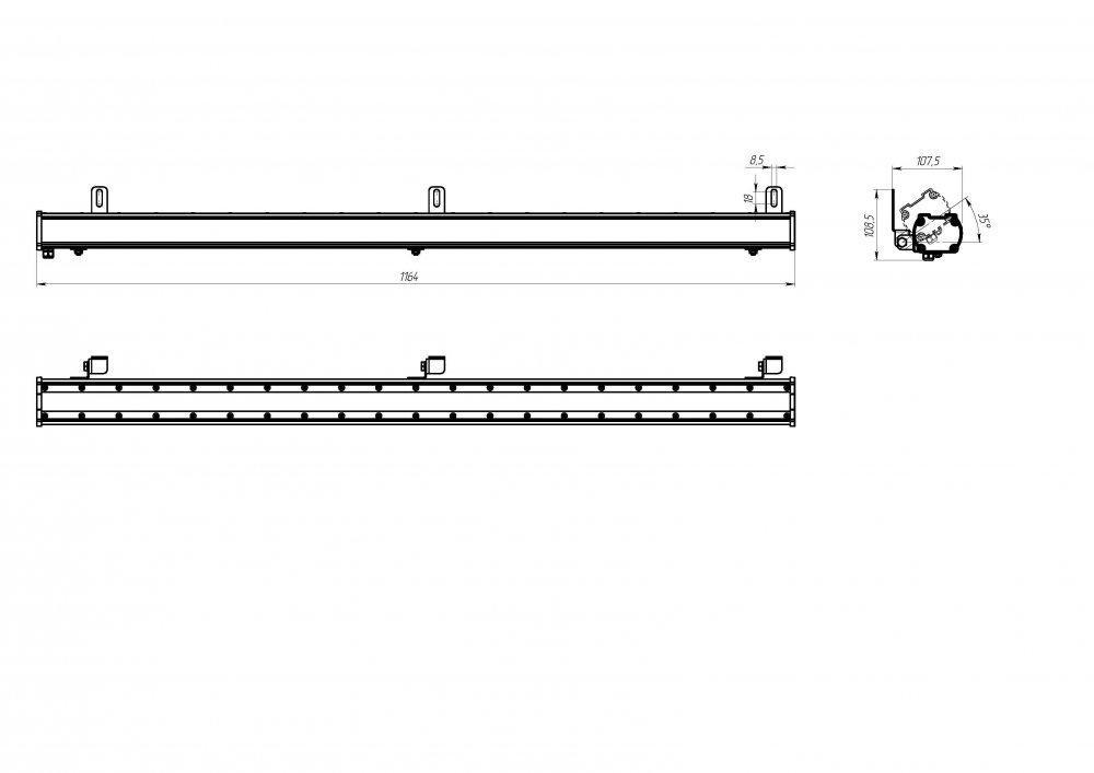Piton City 20/2800 clear C L1200 лира, Diora, DPC20-C-C-L1200 3