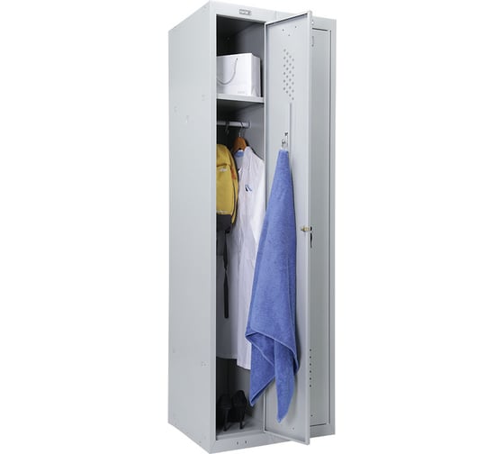 Усиленный металлический шкаф для раздевалок ПРАКТИК, ML-21-80, Промет, S23099403502 4 S23099403502