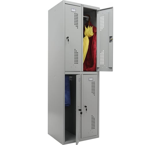 Металлический шкаф для раздевалок ПРАКТИК