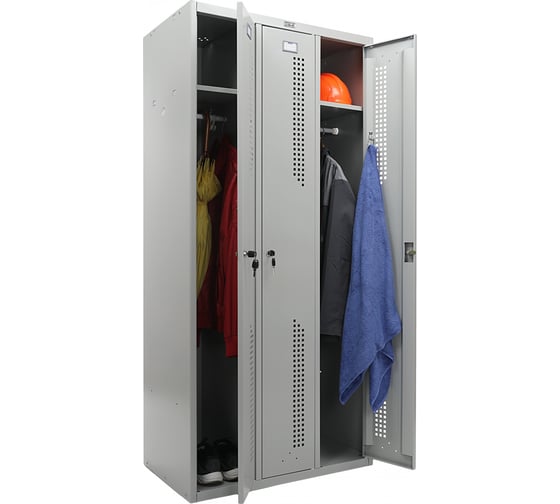 Металлический шкаф для раздевалок ПРАКТИК