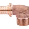 Угольник-переходник Н 20 3/4 бронза RX+