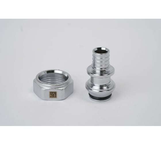 Соединитель надвижной-В 16 x 3/4EK, никелированный, DZR-латунь, 109609, РЕХАУ 3 DZR-латунь