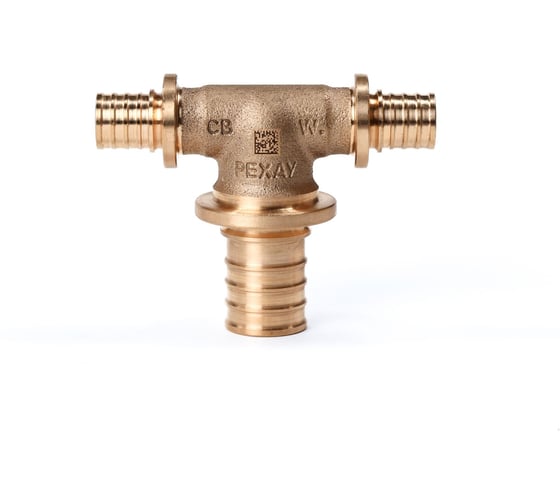 Тройник с увеличенным боковым проходом 16-25-16 RX+