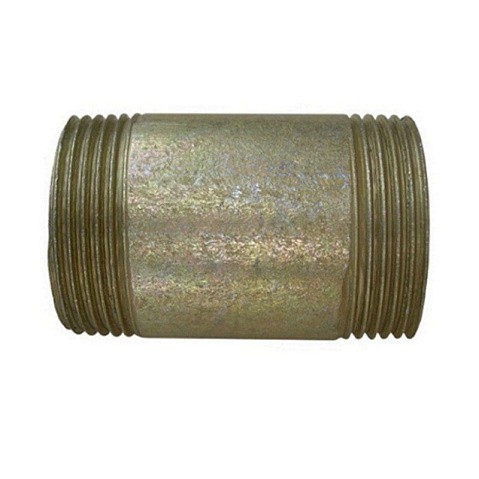 Бочонок стальной DN 32 оцинкованный из ВГП труб L= 70 мм