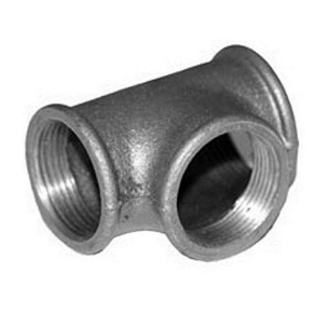 Тройник чугунный оцинкованный DN25 PN16