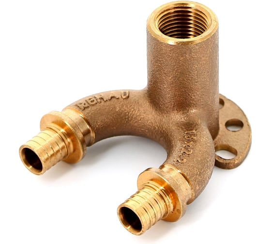 Проходная надвижная водорозетка В 16x1/2x16 бронза