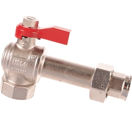 Комплект 2-х угловых никелированных шаровых кранов 1 для коллекторов HKV/HLV, 13152241001, РЕХАУ 3 РЕХАУ