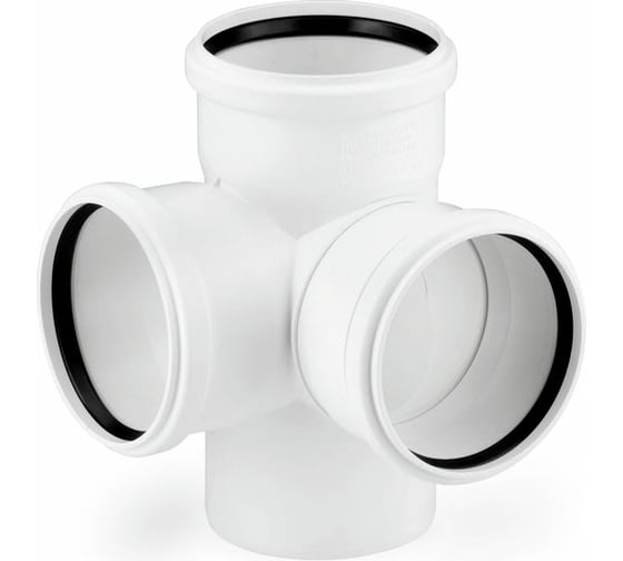 Крестовина 87 110 PP полипропилен двухплоскостная