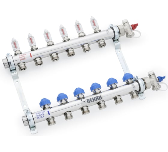 Коллектор 1 HKV 3 выход-3/4 ЕК нержавеющая сталь