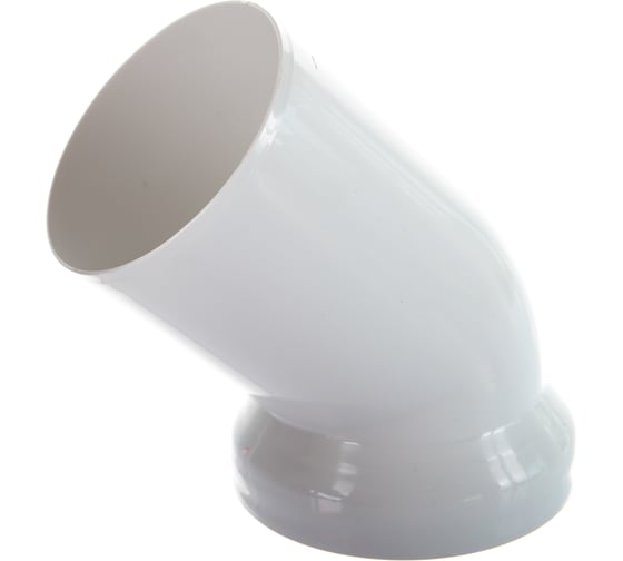 Отвод 45 110 PP полипропилен для присоединения выпуска унитаза