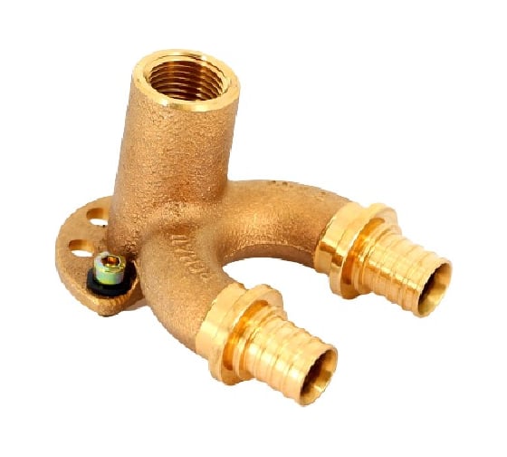 Водорозетка проходная надвижная В 20x1/2x20 бронза