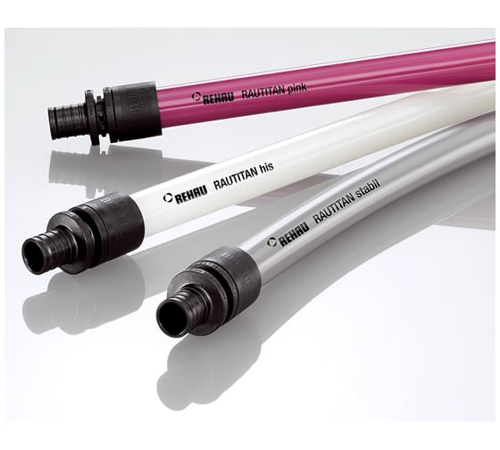 Труба RAUTITAN pink+, 40x5.5, штанга 6 м, РЕХАУ, 13360821006 8 52520420