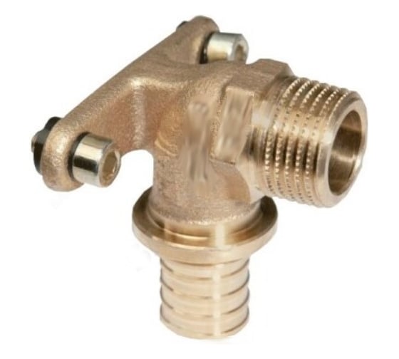 Настенный угольник с наружной резьбой