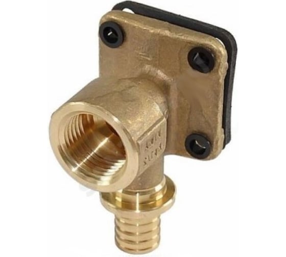 Настенный угольник с квадратными фланцами