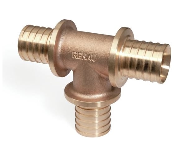 Равнопроходной тройник 63 63 63 бронза RX