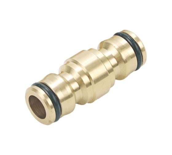 Двойной соединитель латунный
