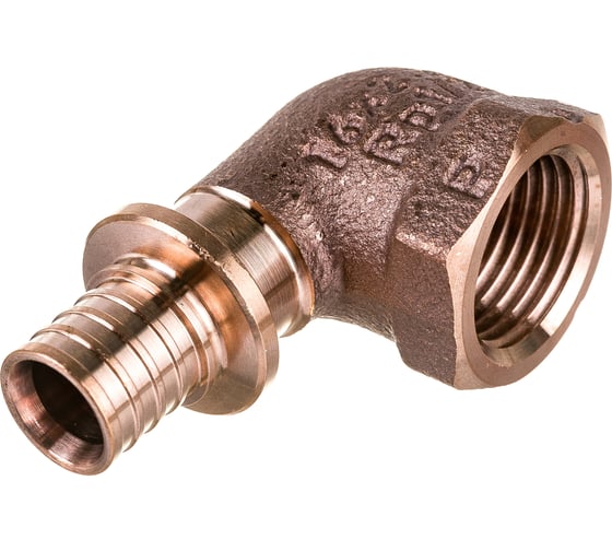 Угольник-переходник В 16 1/2 бронза RX+