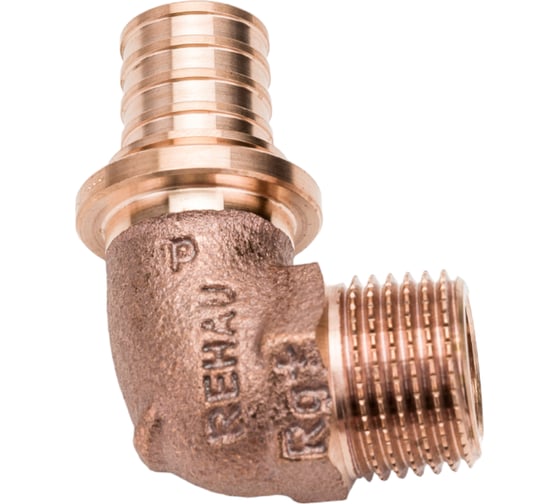 Угольник-переходник RX+ Н, 20, 1/2", бронза, 14563481001, РЕХАУ 5 14563481001